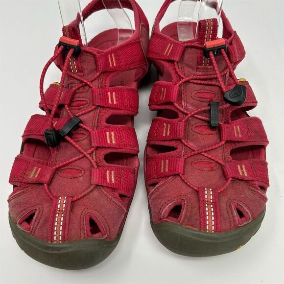 KEEN Women's Clearwater CNX Sandals Bright Pink Size 8 Lightweight Lace Up - Picture 7 of 12